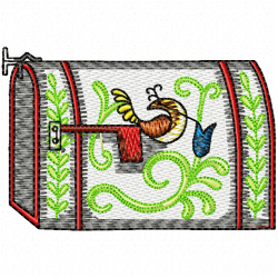 Mailbox Embroidery Design 4 Mailbox Embroidery Design 4
